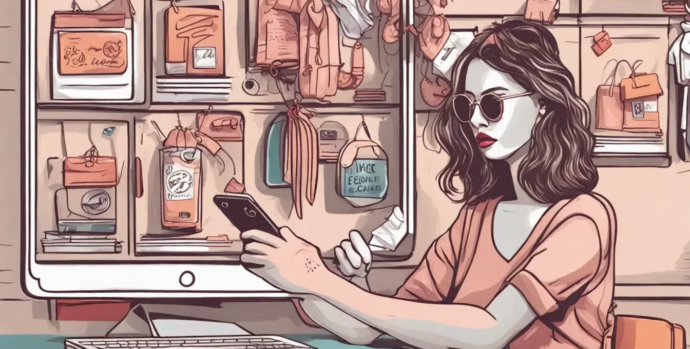 Mão segurando celular exibindo página de compra de seguidores no Instagram com ícone de seguidores e preço de 1 real.